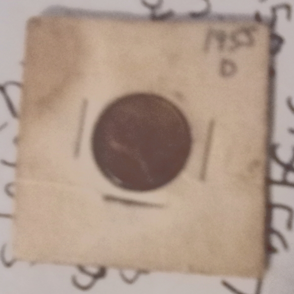 1955 D pennie - Picture 1 of 2